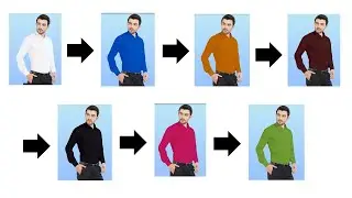 Change White Color Shirt to other Color || #Shorts