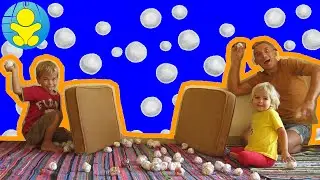 Игро-Утро Снежки! Игровая зарядка для детей