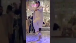 Groom dance for his bride 