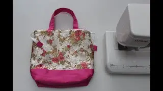 Как сшить оригинальный подарок? Шьем сумку-косметичку. we sew a cosmetic bag or a children's purse.
