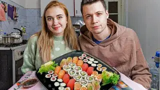 🍣 СУШИ РОЛЫ 🍥 Своими руками Мукбанг асмр итинг еда @kushat_prosto ​