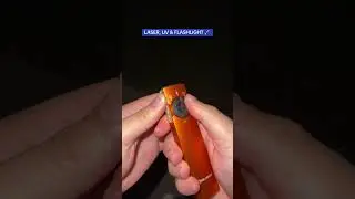 The olight arkfeld pro with UV light, laser, and flashlight modes #arkfeldpro #olight