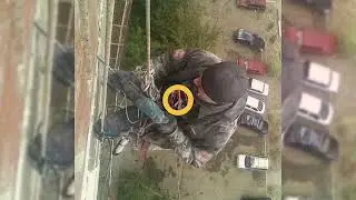 Промышленный альпинизм.