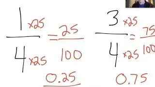 Changing Fractions Into Decimals