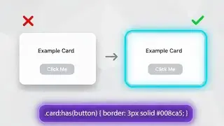 CSS :has() Selector — The Parent Selector That Changes Everything | Pure CSS