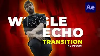 Wiggle Echo Transition in After Effects | No Plugin | Bee Techy