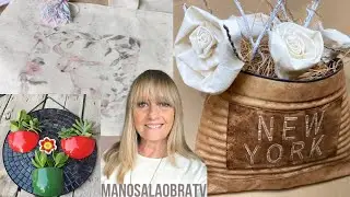 Manos a la Obra 2023 Programa 11  Reciclar Latas  Chalk Paint - Sublimación sobre tela   Mosaiquismo