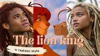 The Lion King Characters in realistic style
