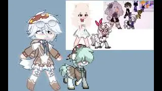 Your gacha oc into a pony !