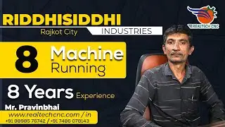 Customer Review | RIDDHISIDDHI INDUSTRIES | RealTech CNC Machine VD-381