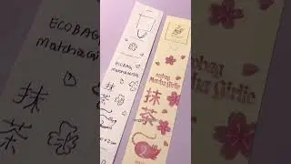 How I made the packaging for the Matcha Girlie ecobag🐁🎀✨