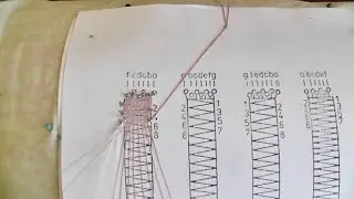 Плетение на коклюшках. Часть 4. Полотнянка без перевива пар