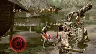RESIDENT EVIL 5 sheva alomar tribal casual death