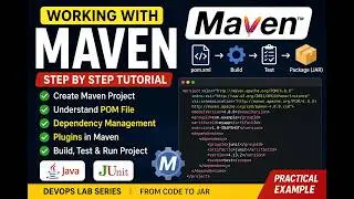 DevOps Lab2 | Working with Maven Project | Create Maven Project, POM.xml, Dependencies & Plugins