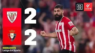 Inaki Williams nella storia, poi pareggio al 96':  Athletic-Osasuna 2-2 | LaLiga | DAZN Highlights
