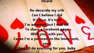 Stupid love - Jason Derulo lyrics video