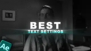 Best 'TEXT GLOW SETTINGS' For Your Edits | After Effects
