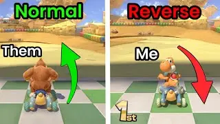 Winning Mario Kart IN REVERSE *possible*?
