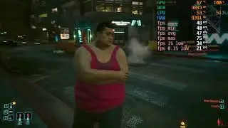 RX 590 + Xeon E5-2680v3 - Cyberpunk 2077  - 1080p medium settings