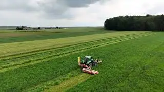 Erste Flugversuche mit DJI Mini 4PRO im 2. Gras Schnitt 2024