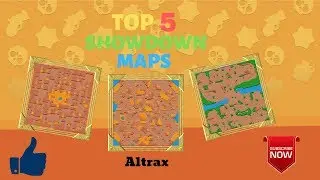 TOP 5 SHOWDOWN MAPS IN BRAWL STARS!!!