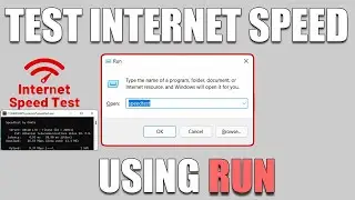How to Test your Internet Connection Speed using Run Command