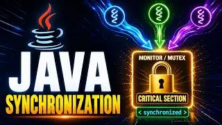 Multithreading in Java: Basics of the Synchronization - Critical Areas, Monitor/Mutex, Synchronized