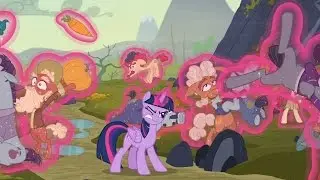 Twilight Sparkle - Stop! You have to listen to me! Everypony freeze!