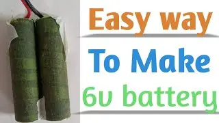 How to Make 6 Volt Battery || HomeMade 6V Battery ||  Creative Channel by Nikhil