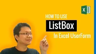 Excel vba   using ListBox in UserForm