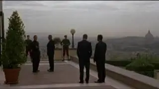 President Benson faces the Chancellor of the New World Order