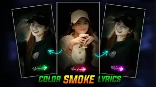 New Trending Color Smoke Lyrics Video Editing | Alight Motion video editing