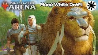 Magic Arena Gameplay - MONO WHITE KNIGHTS - Core 19 Competative Draft