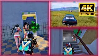 BGMI : Squad Rank Gameplay Highlights 4k ULTRA HD (No Commentary)