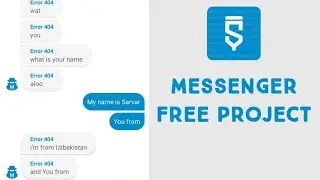 Messenger Free Project For Sketchware / Error 404 / chat app