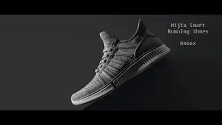 Mijia smart running shoes unbox