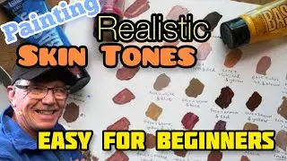 Painting Skin Tones: PORTRAIT PAINTING TECHNIQUES IN ACRYLIC  for beginner