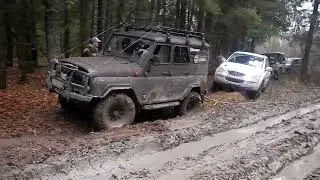 Ильинский рубеж взят! Белый Jeep Rubikon теряет свой цвет)
