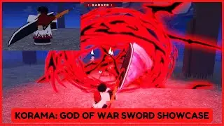 Korama: God Of War Sword Showcase | Gen 3 Korama | Shindo life Rellgames