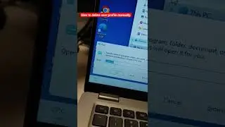 How to delete user profile & data manually,using Advance options, windows 11, #dellindia #microsoft
