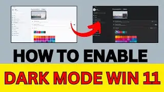 ✅ How To Enable Dark Mode In Windows 11 - Turn On Or Off Dark Mode - 2024