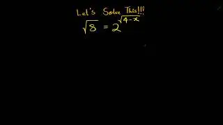 Interesting Olympiad Exponent Equation  
