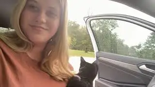 Taking my cat to starbucks