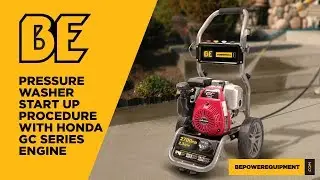 Pressure Washer Start Up Procedure with a Honda GC Series Engine