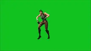 Basic Fortnite Dance   Greenscreen/FORNITE CROMA (NO COPYRIGHT)