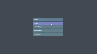 Dropdown Context using CSS