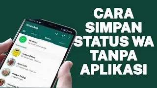 CARA MENYIMPAN STATUS WA TANPA APLIKASI