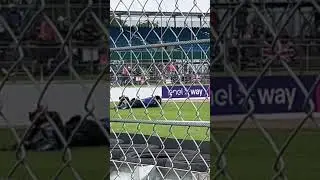 Silverstone MotoGP - Yamaha in the gravel trap, poor Frankie #motogp #silverstone #monsterenergy