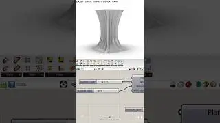 Grasshopper - EX 21 - Divide curve + Repeat data
