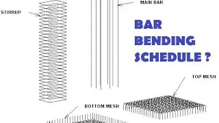 02-CIVIL ENGINEERING BAR BENDING SCHEDULE--REINFORCEMENT CALCULATION ? (ENGLISH)